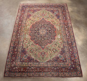 LARGE HAND KNOTTED PERSIAN YAZ