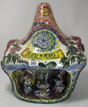 Large Hand Made Pottery ''House for