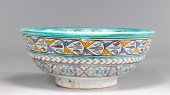 Large hand painted Fez Naji bo