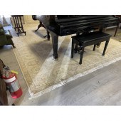 Large hand woven wool carpet,