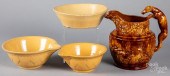 LARGE HARKER POTTERY HOUND HAN