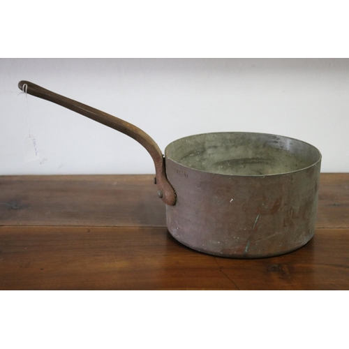 Large heavy gauge copper sauce