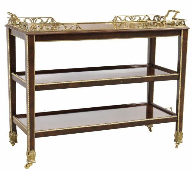 LARGE HENREDON 'NATCHEZ' 3-TIER TEA