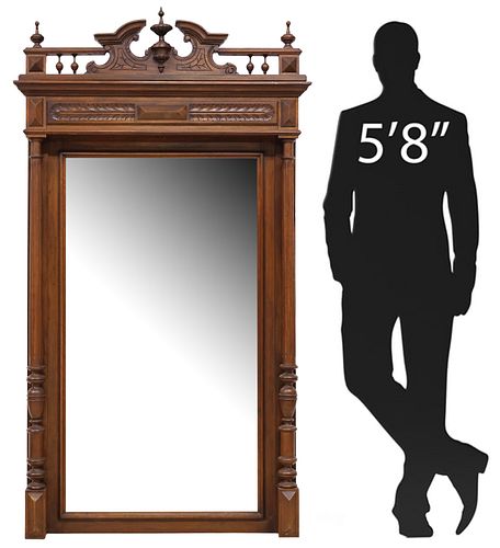 LARGE HENRI II STYLE CARVED