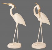 LARGE HERON LAWN ORNAMENTS, PA