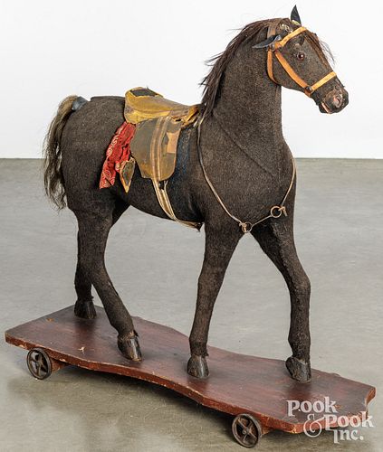 LARGE HORSE PULL TOYLarge fabric