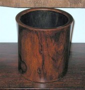 Large huangyangmu brushpot