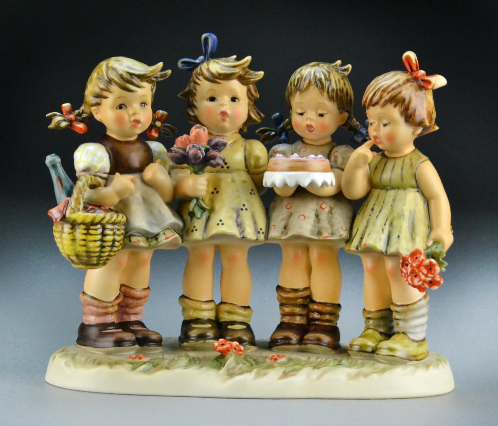 Large Hummel Figure ''We Wish You