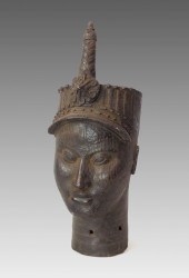 LARGE IFE AFRICAN METAL HEAD S
