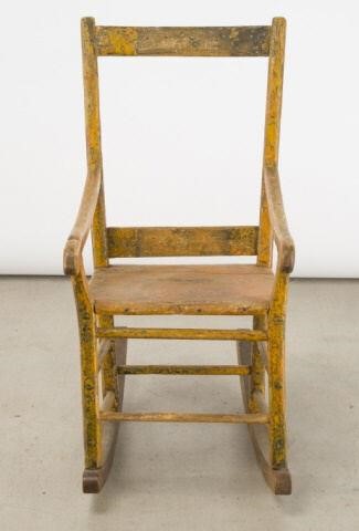 LARGE ILE D'ORLEANS STYLE ROCKER,