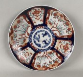 LARGE IMARI POLYCHROME PORCELA