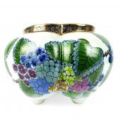 LARGE IMARI STYLE JARDINIERELa