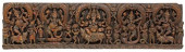 LARGE INDIAN CARVED GANESHA WA