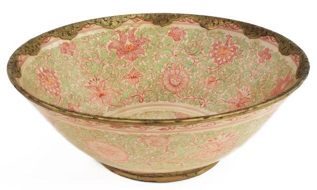 LARGE INDONESIAN DECORATIVE PAINTED