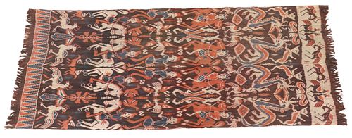 LARGE INDONESIAN SUMBA IKAT TEXTILE