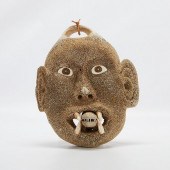 LARGE INUIT BONE MASK WITH SNA
