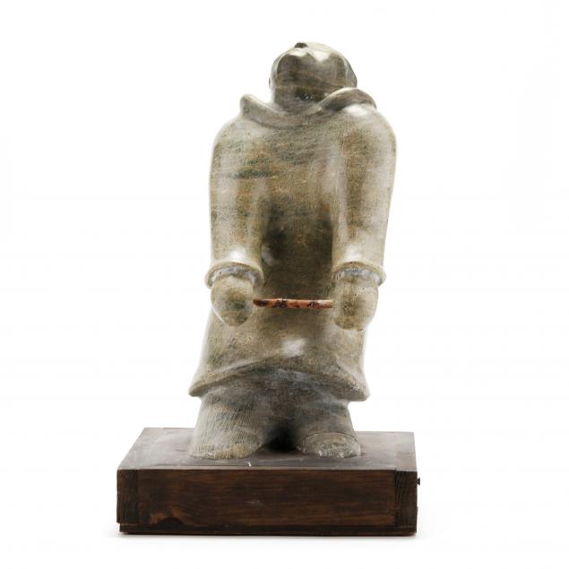 LARGE INUIT CARVED STONE