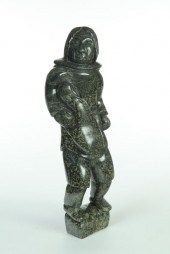 LARGE INUIT CARVING ATTRIBUTED