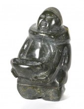 LARGE INUIT ESKIMO STONE ART C