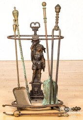 LARGE IRON FENDER AND TOOLSLar