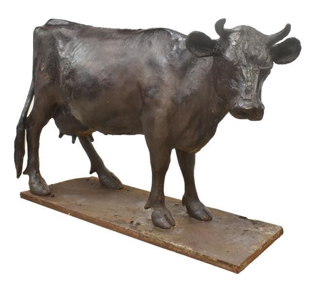 LARGE IRON MILK COW WHISKEY