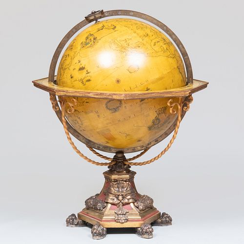 LARGE ITALIAN BRASS-MOUNTED