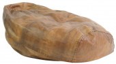 LARGE ITALIAN BROWN LEATHER BE