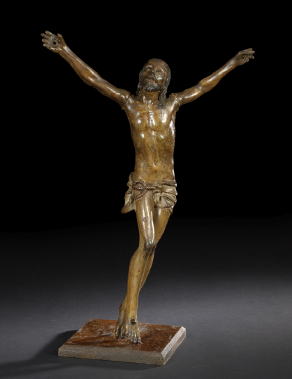 Large Italian Carved and