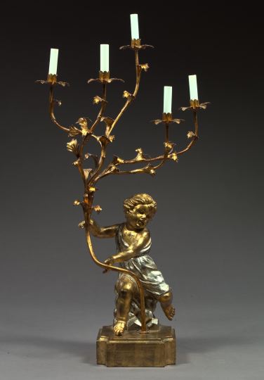 Large Italian Carved, Gilded and