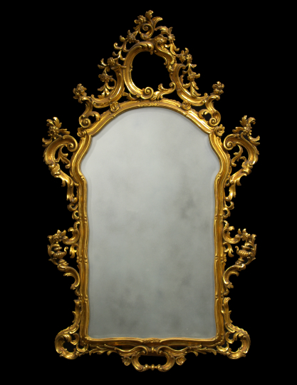 Large Italian Carved Giltwood