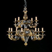 Large Italian Carved Gray-Pain
