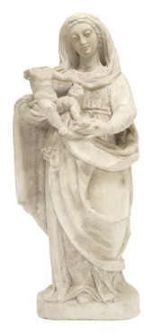 LARGE ITALIAN CARVED MARBLE SC