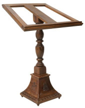 LARGE ITALIAN CARVED WALNUT LE