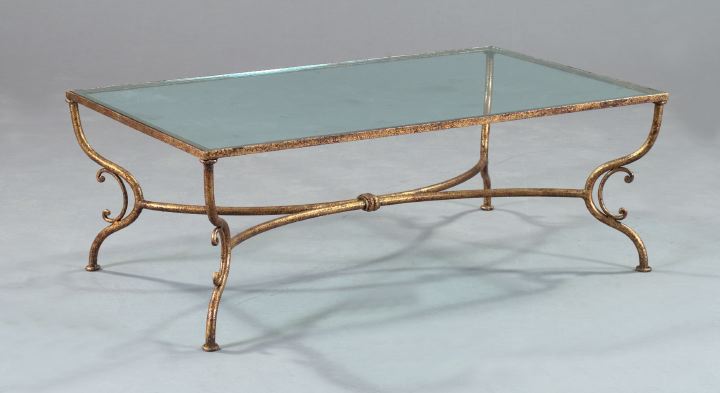 Large Italian Gilded Wrought-Iron