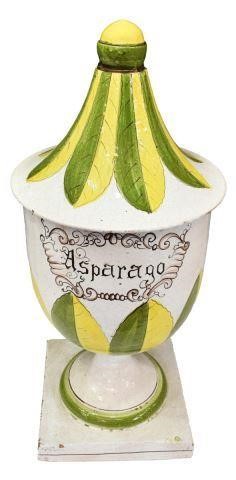LARGE ITALIAN MAJOLICA APOTHECARY