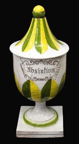 LARGE ITALIAN MAJOLICA APOTHECARY
