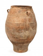 LARGE ITALIAN OLIVE JARLarge I