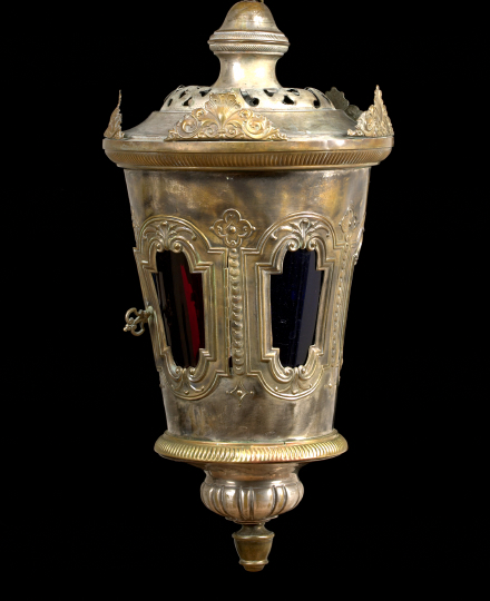 Large Italian Silvered Brass and