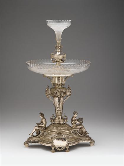 Large Italian silverplate