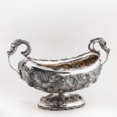 LARGE ITALIAN STERLING REPOUSS