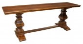 LARGE ITALIAN WALNUT REFECTORY