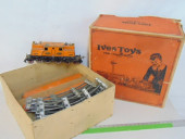 LARGE IVES TOY TRAIN SET, LOCO
