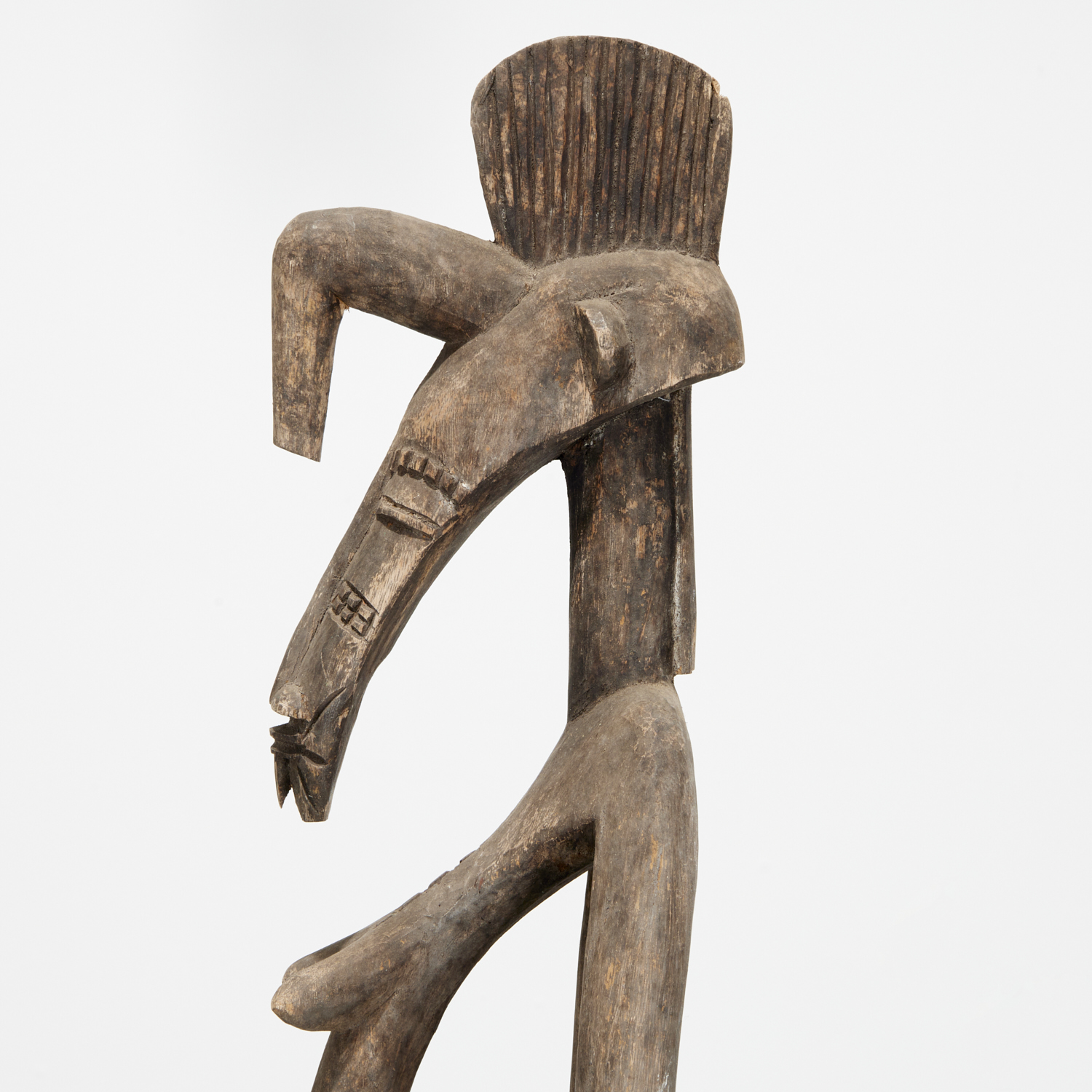 LARGE IVORY COAST CARVED WOOD
