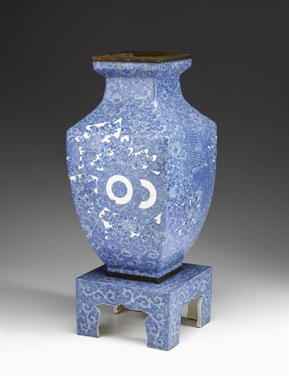 Large Japanese Arita blue and white