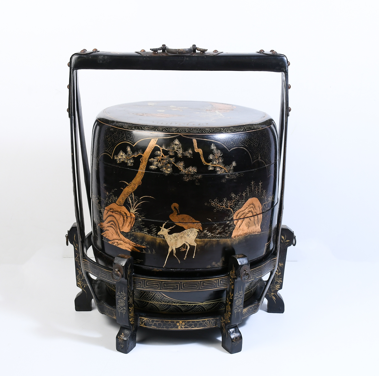 LARGE JAPANESE BLACK LACQUER