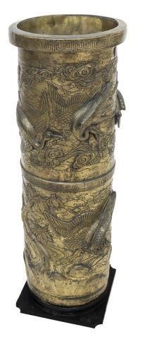 LARGE JAPANESE BRASS CRANES FLOOR