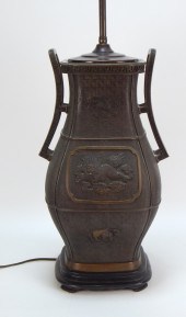 LARGE JAPANESE BRONZE ARCHAIC