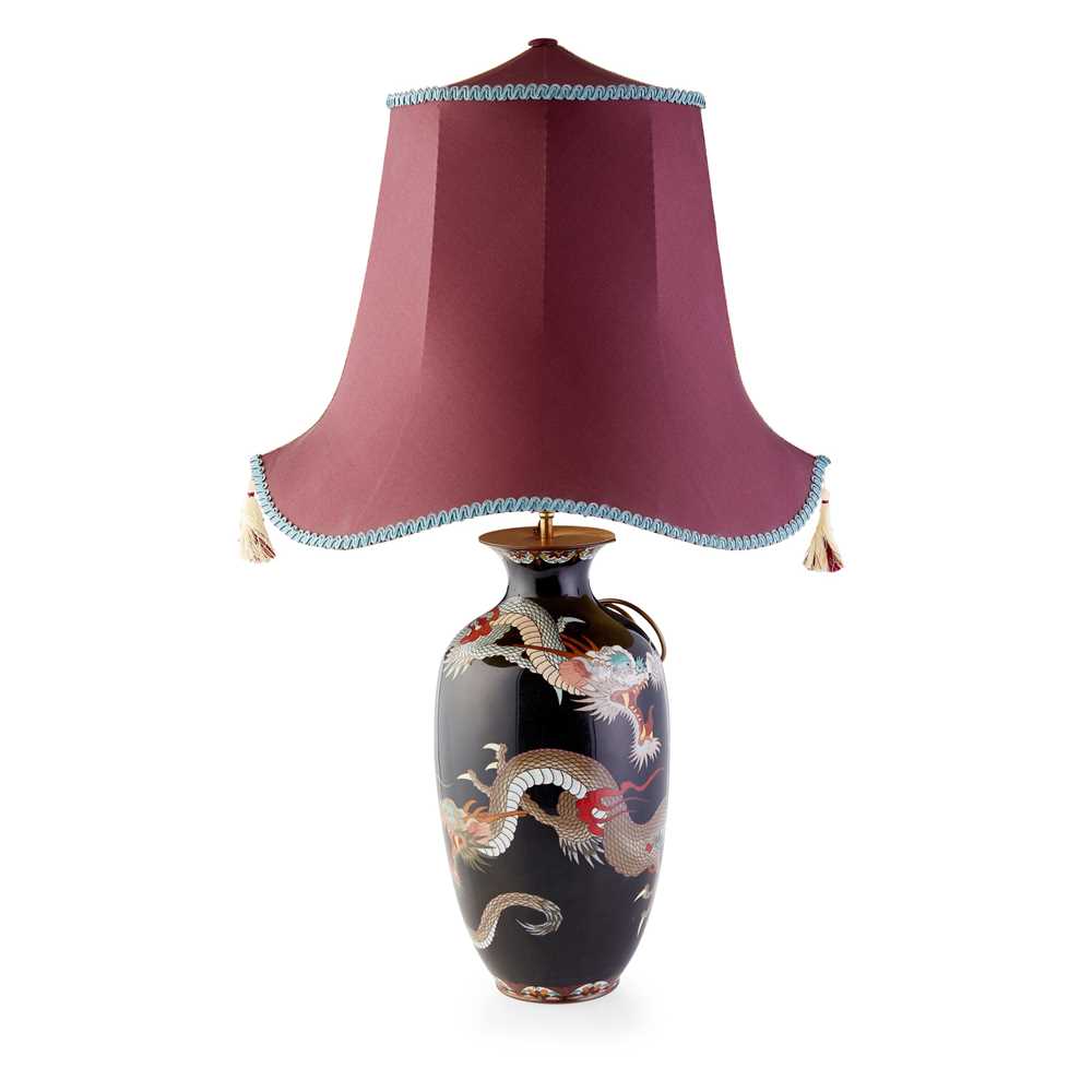 LARGE JAPANESE CLOISONNÉ VASE