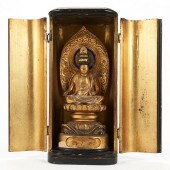 LARGE JAPANESE EDO ZUSHI SHRIN