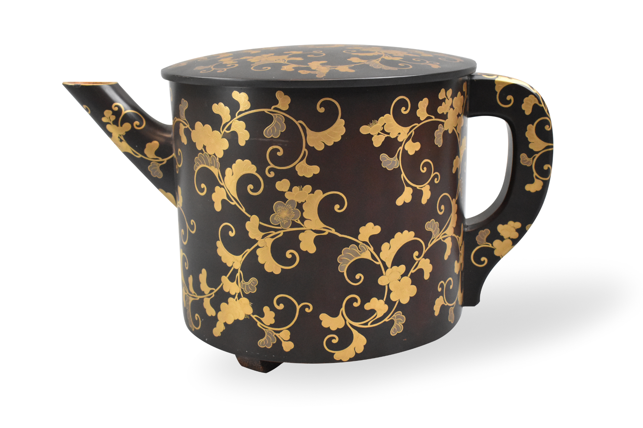 LARGE JAPANESE GILT LACQUERED